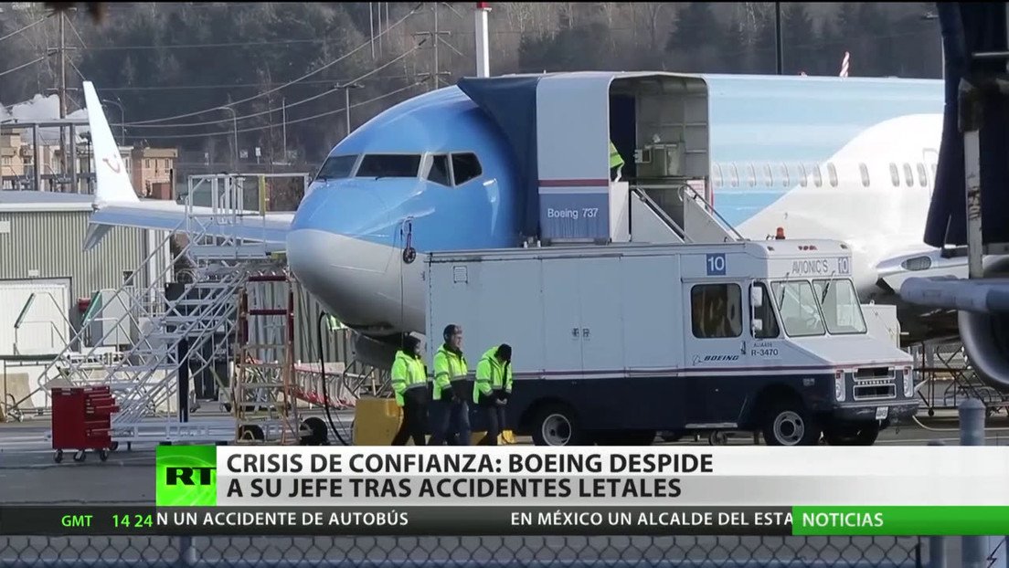 Boeing despide a su director general en medio de una crisis de confianza tras las catástrofes del 737 МAX