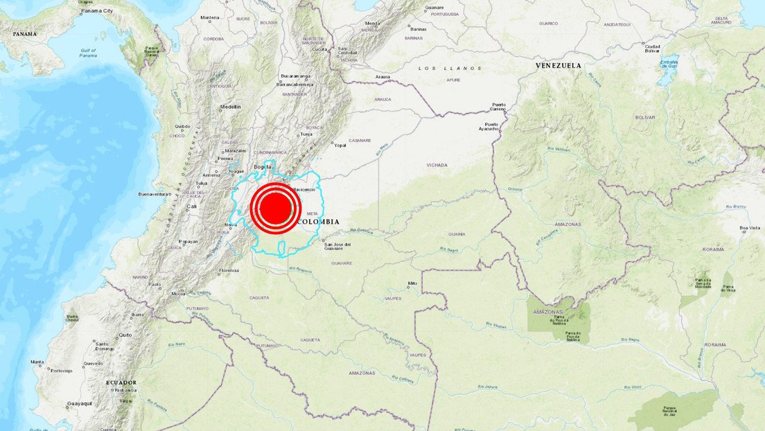 Cuatro terremotos, dos con magnitudes superiores a 5,5, sacuden Colombia en 15 minutos