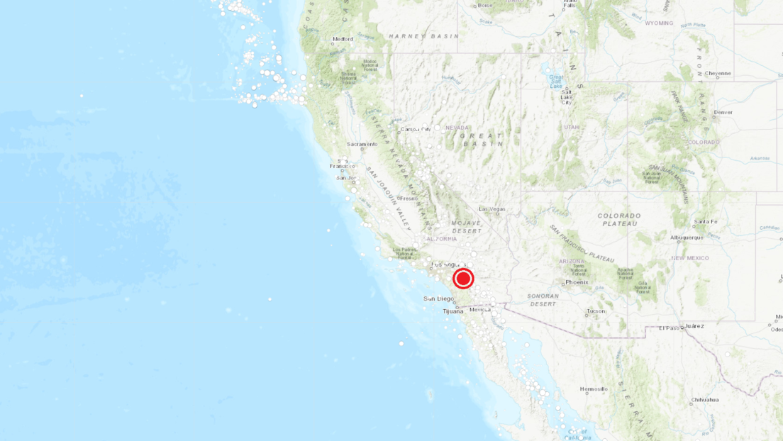 Se registra en California un sismo de magnitud 3,2