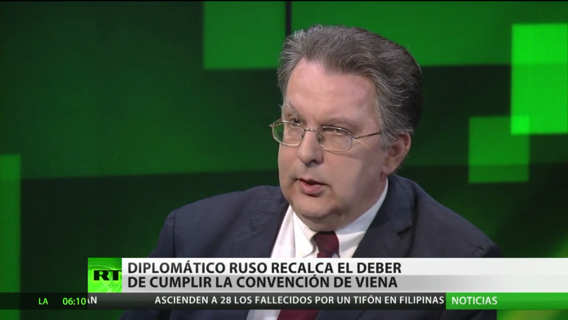Diplomático ruso: México y Bolivia deben actuar respetando la convención de Viena