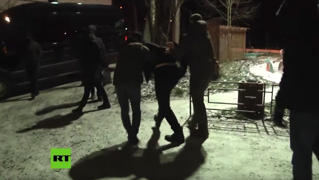 VIDEO: Momento de la detención de dos personas que preparaban atentados en Rusia para las fiestas de Año Nuevo