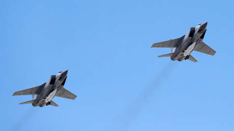 VIDEO: Duelo de dos cazas-interceptores rusos MiG-31 sobre el Pacífico