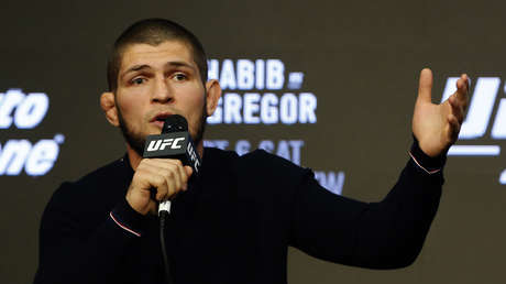 Khabib Nurmagomédov sobre su combate contra Tony Ferguson: "Voy a golpearlo especialmente duro"
