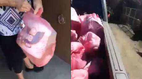 VIDEO: Miembros del Cártel Jalisco Nueva Generación reparten regalos de Navidad en nombre de su líder