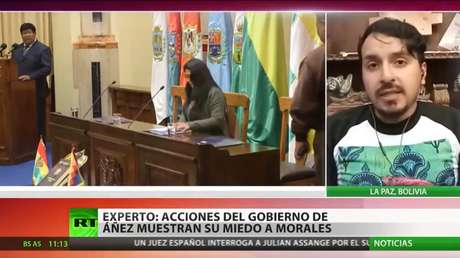 Activista: "Las acciones del Gobierno de Áñez en Bolivia revelan su miedo a Morales"