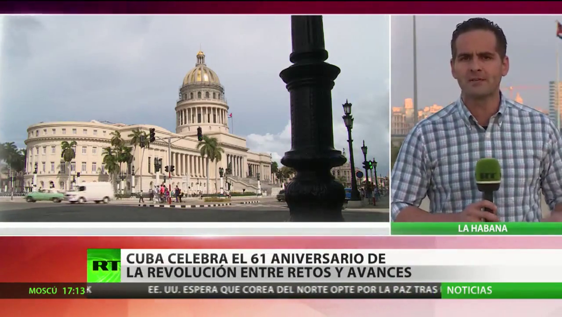 Cuba celebra el 61.º aniversario de la Revolución entre retos y avances