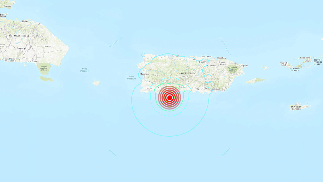 Puerto Rico registra sismo de magnitud 5,8