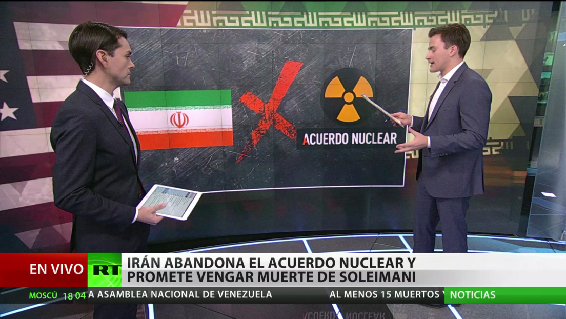 Irán abandona el acuerdo nuclear y promete vengar la muerte de Soleimani