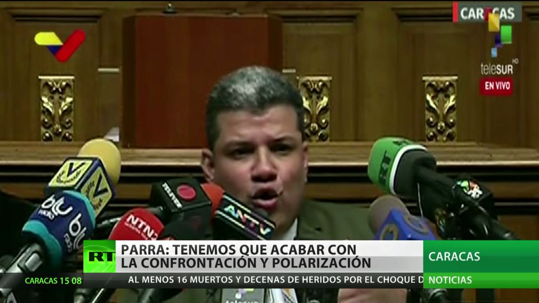 Parra: Tenemos que acabar con la confrontación y la polarización en Venezuela