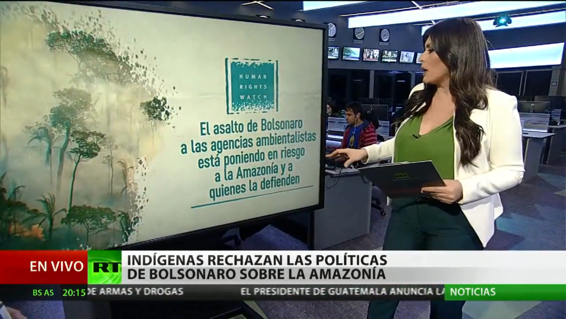 Indígenas rechazan las políticas de Bolsonaro sobre la Amazonía