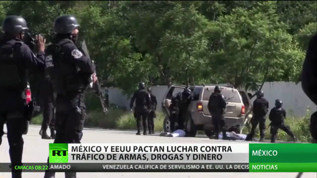 México y EE.UU. acuerdan luchar contra el tráfico de drogas, armas y recursos financieros
