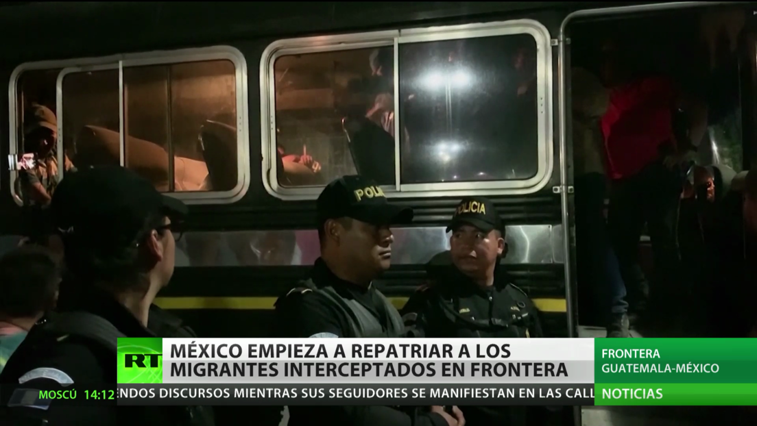 México empieza a repatriar a los migrantes interceptados en la frontera