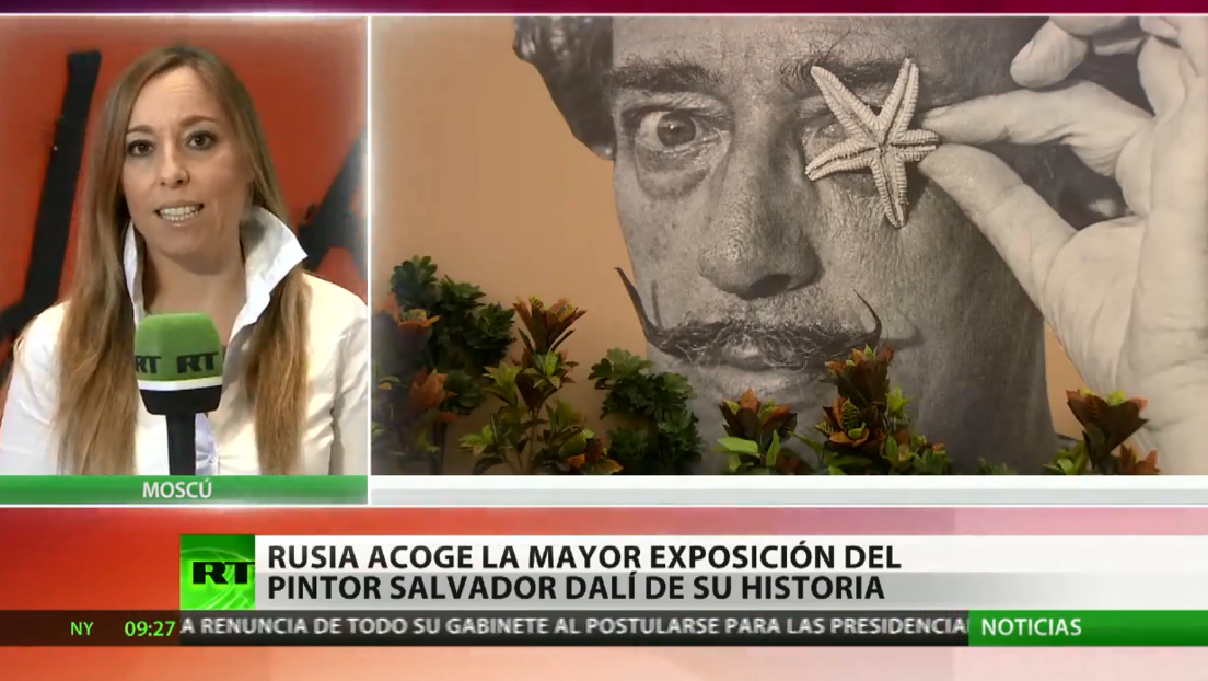 Moscú acoge la mayor exposición del pintor Salvador Dalí de su historia