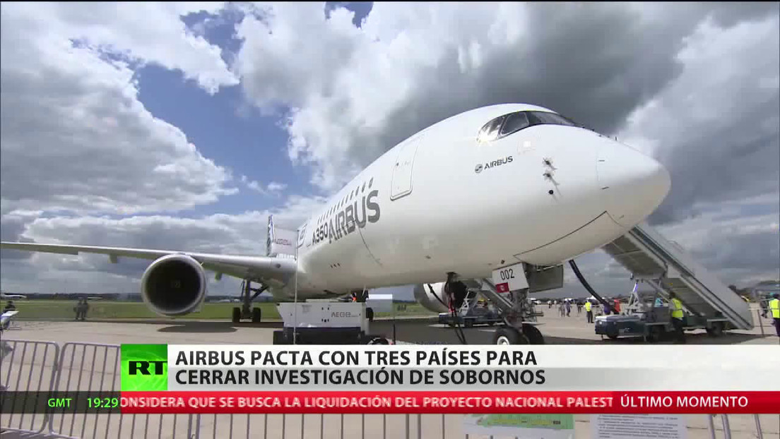 Airbus pacta con tres países para cerrar investigación de sobornos