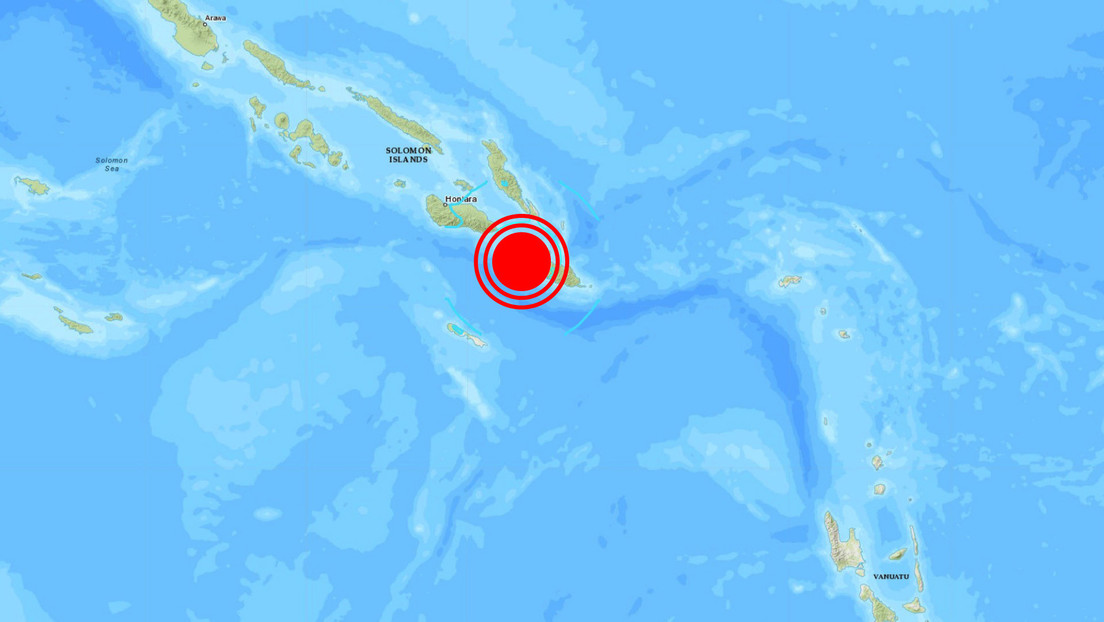 Un terremoto de magnitud 6,0 se registra en las Islas Salomón