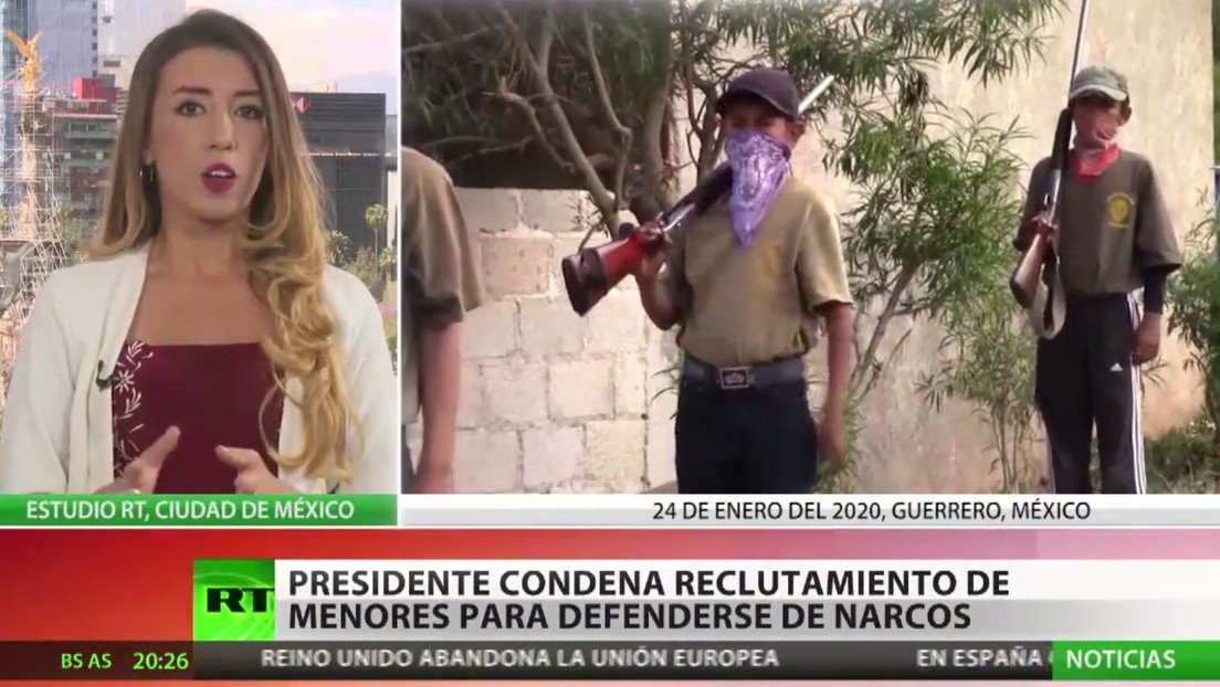 López Obrador condena el reclutamiento de menores para combatir grupos de narcotraficantes en México