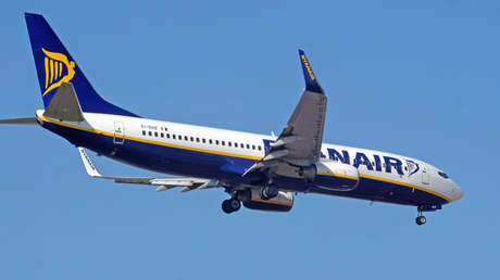 VIDEO: El momento del aterrizaje abortado de un Boeing de Ryanair en medio de la borrasca Gloria en España