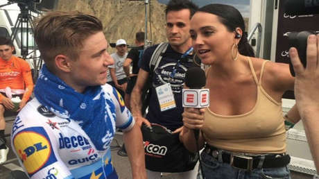 "¿Hace frío en Argentina?": el comentario sexista de un reportero belga sobre una periodista que desató fuertes críticas