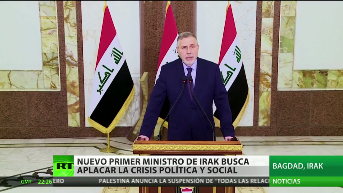 Nuevo primer ministro de Irak busca aplacar la crisis política y social en el país