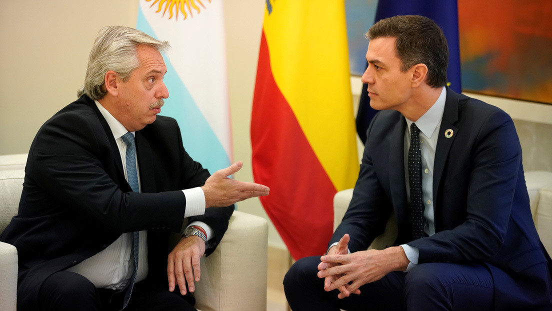 Alberto Fernández suma el apoyo de Pedro Sánchez para renegociar la deuda con el FMI