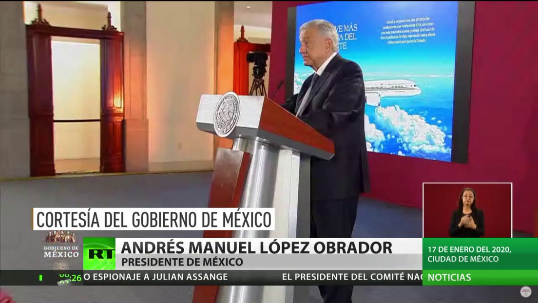 López Obrador anuncia esta jornada el futuro del lujoso avión presidencial de México