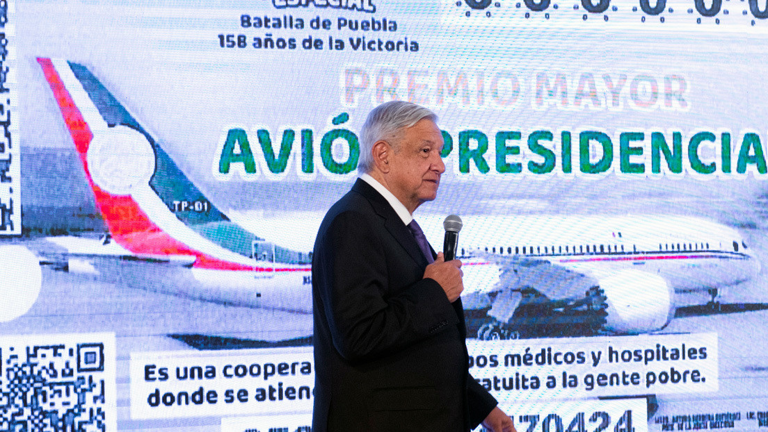 López Obrador confirma una rifa por el avión presidencial, pero la aeronave seguirá en venta