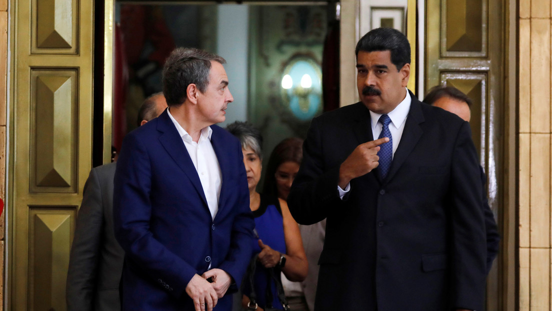 Maduro recibe a Rodríguez Zapatero en Caracas para evaluar el avance del diálogo con la oposición