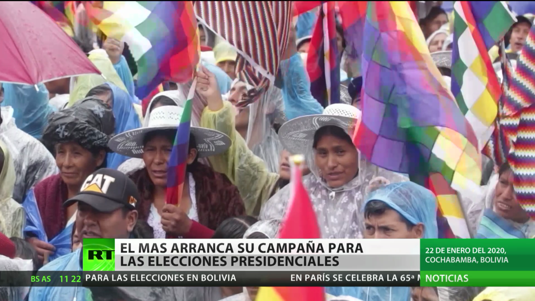 El MAS arranca su campaña para las elecciones presidenciales de Bolivia