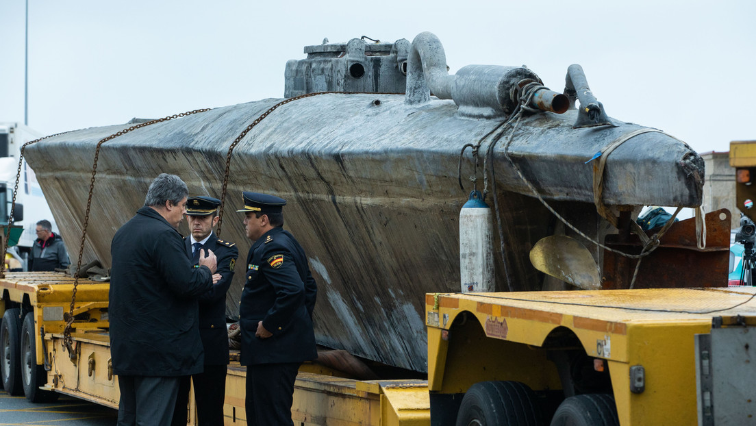 VIDEO: Así es por dentro el narcosubmarino interceptado en España con 3 toneladas de cocaína