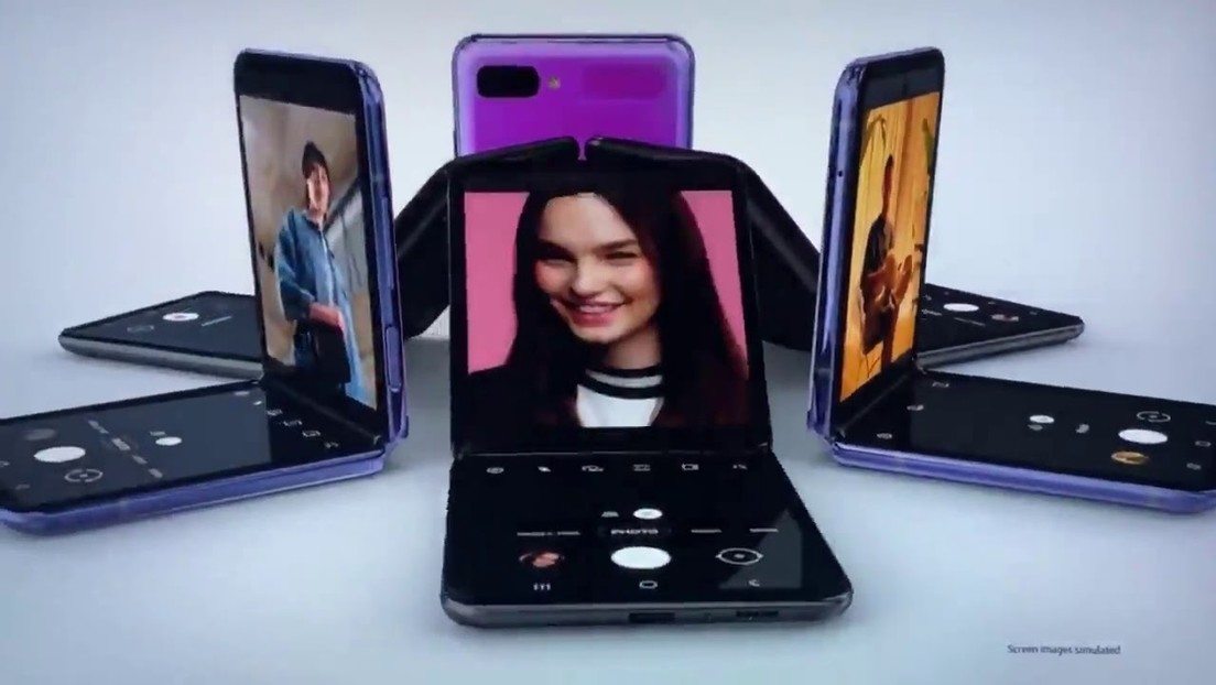 Samsung muestra su teléfono plegable al estilo del Motorola Razr durante la gala de los Óscar 2020 (VIDEO)