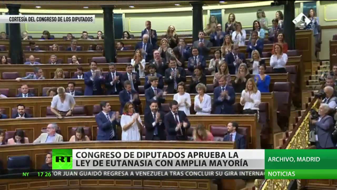 El Congreso de los Diputados de España aprueba la ley de eutanasia por amplia mayoría