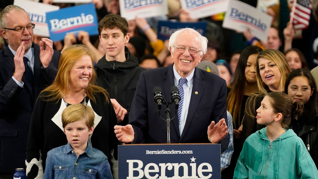 Bernie Sanders gana las primarias de Nuevo Hampshire y promete que su triunfo marcará "el principio del fin" para la presidencia de Trump
