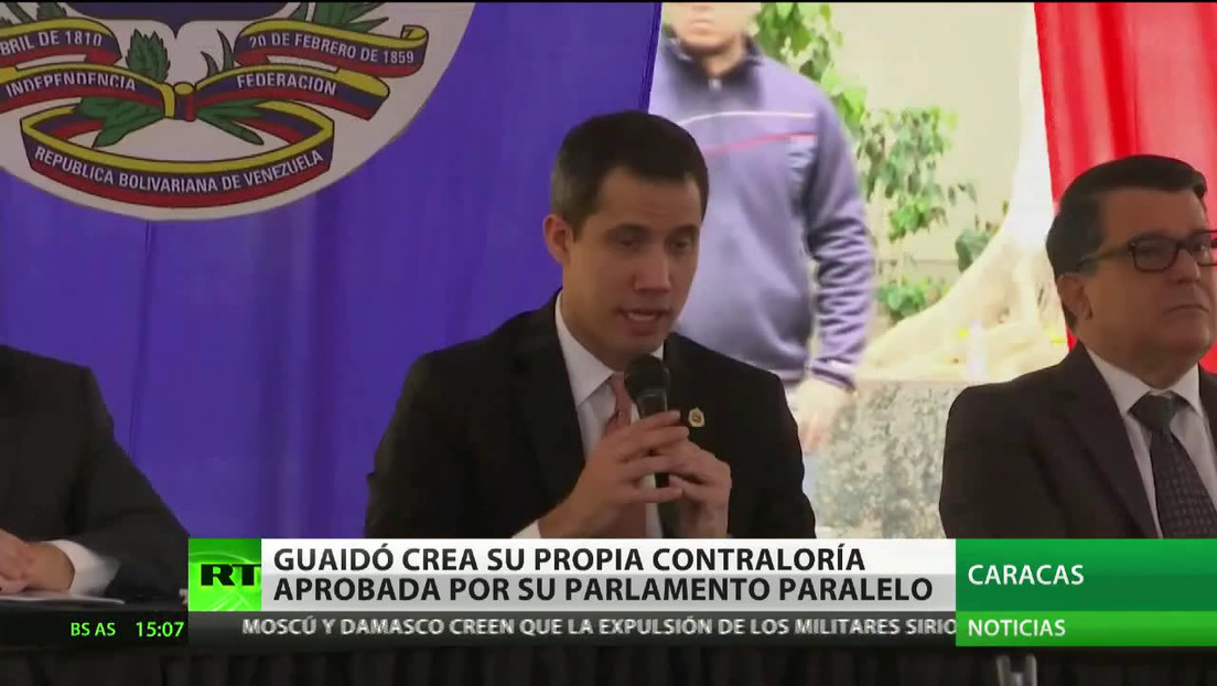 Guaidó crea su propia Contraloría aprobada por su Parlamento paralelo