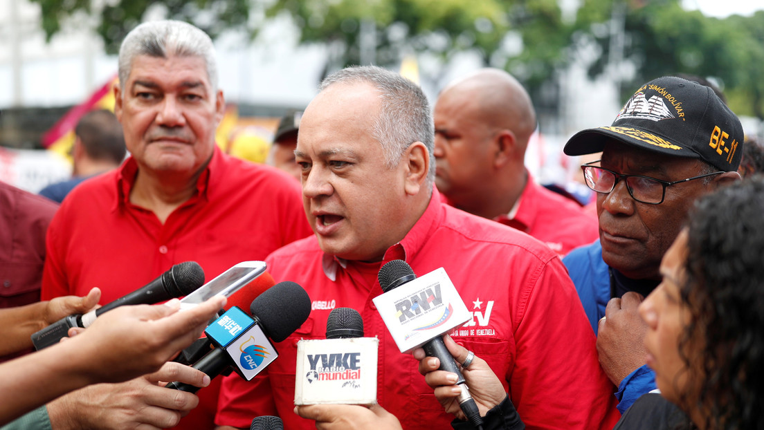 Cabello sobre el repudio a Guaidó en Caracas: "Él pide sanciones y espera que el pueblo lo reciba con aplausos"