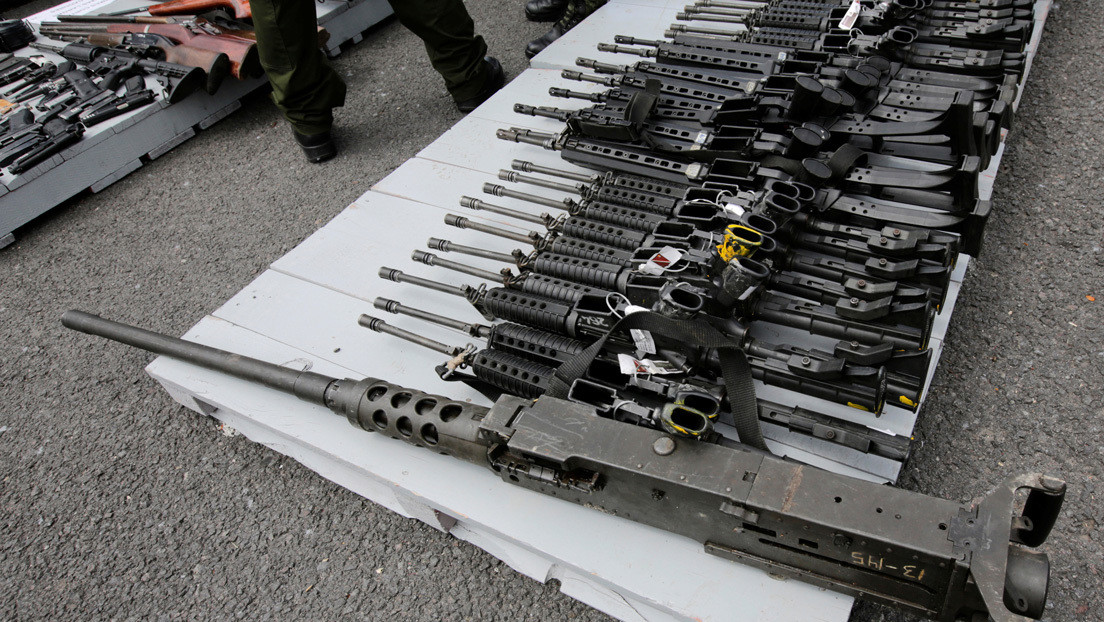 Decomisan en Ciudad de México un gran arsenal de armas presuntamente del Cártel de Sinaloa
