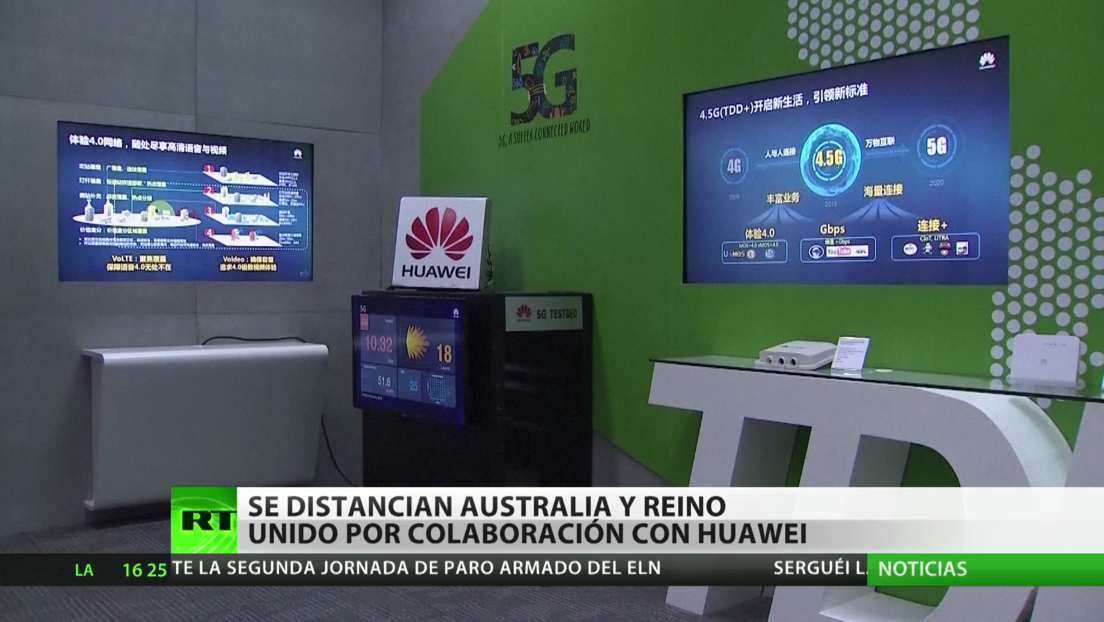 Australia y el Reino Unido se distancian por la colaboración con Huawei