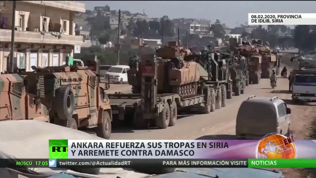 Ankara refuerza sus tropas en Siria y arremete contra Damasco