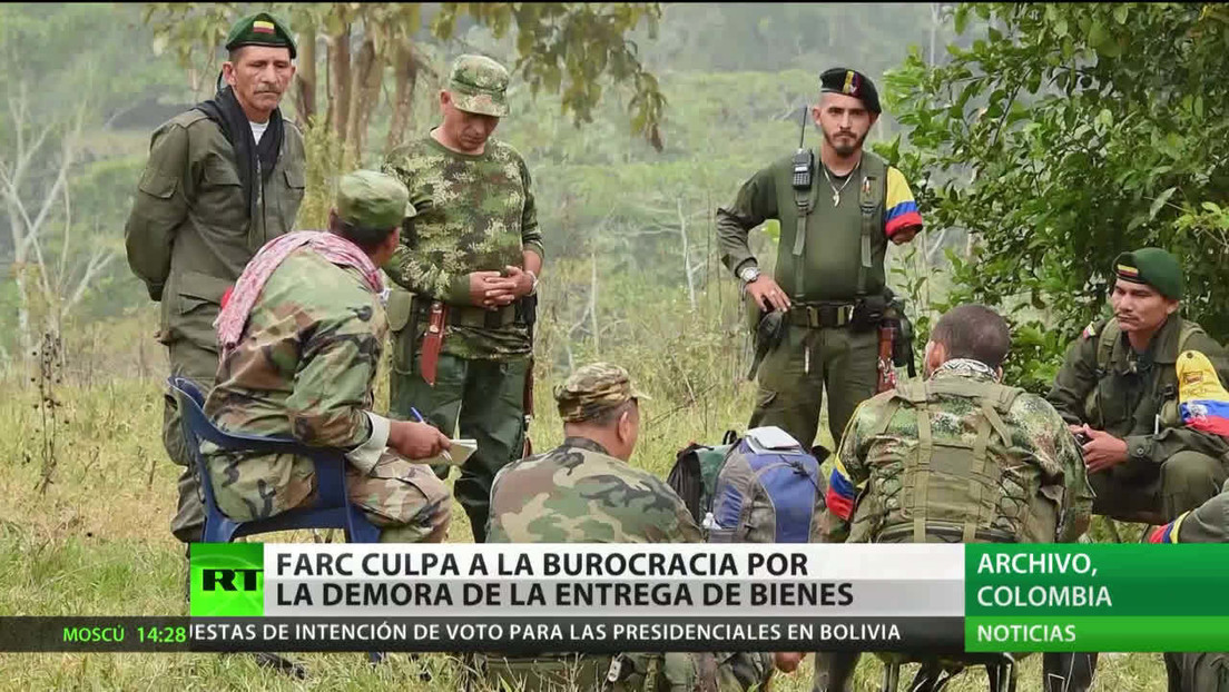 FARC culpa a la burocracia por la demora en la entrega de bienes