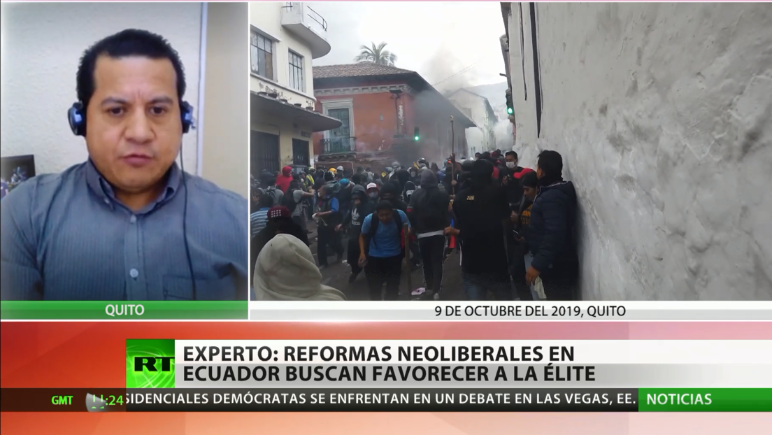 Experto: Reformas neoliberales en Ecuador buscan favorecer a la élite