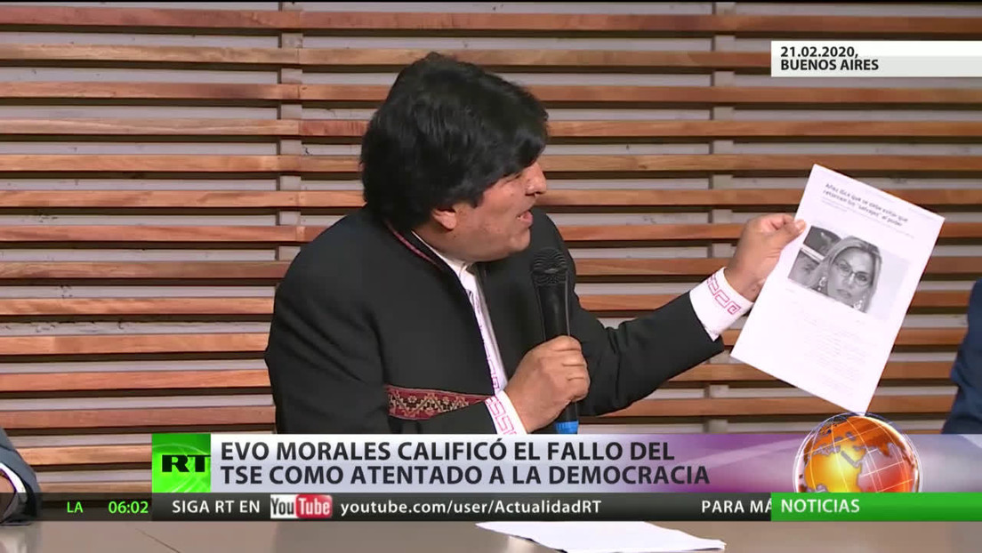 TSE de Bolivia inhabilita a Evo Morales como candidato a senador en las próximas elecciones