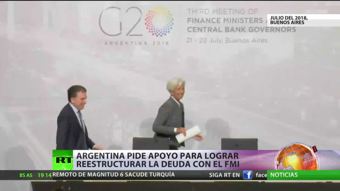 Argentina pide apoyo internacional para renegociar la deuda de su país