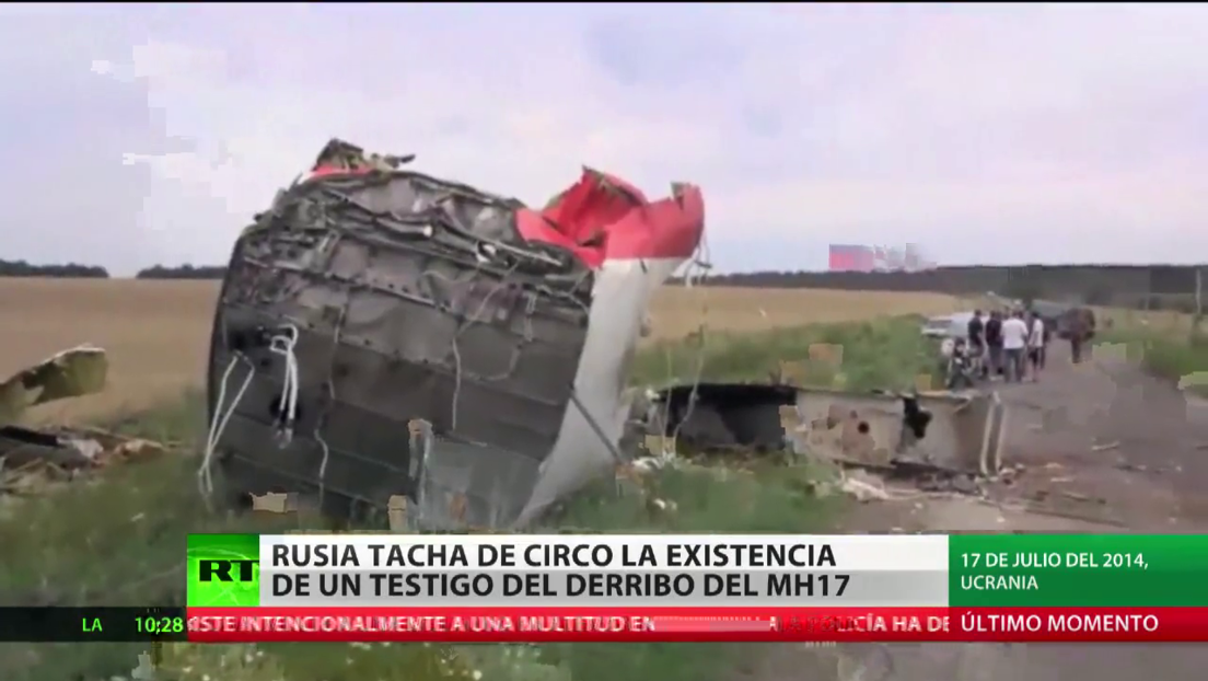 Rusia tacha de "circo" la existencia de un testigo del derribo del MH17