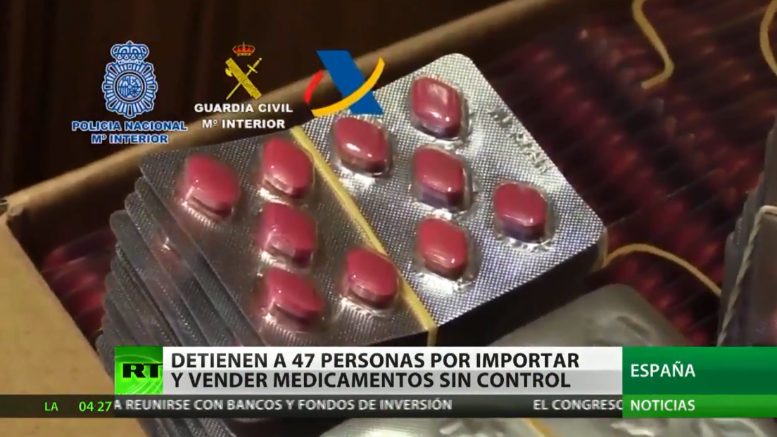 Detienen a 47 personas en España por importar y vender medicamentos sin control