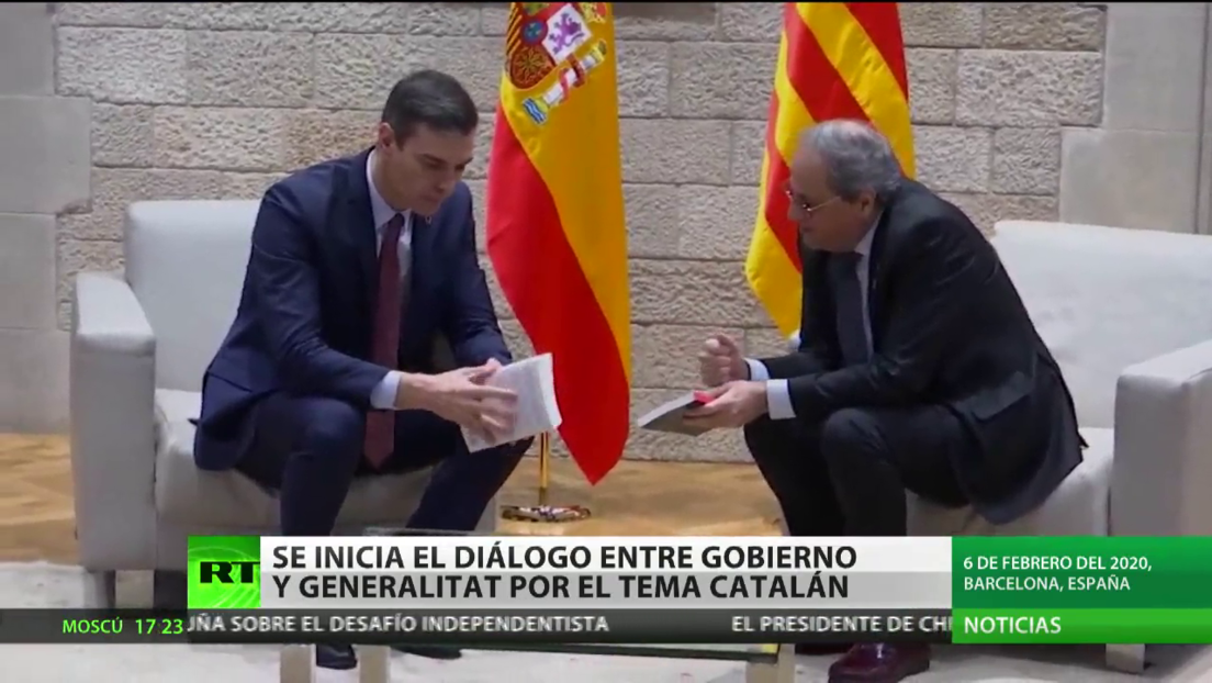 El Gobierno español y la Generalitat de Cataluña inician el dialogo por el tema catalán