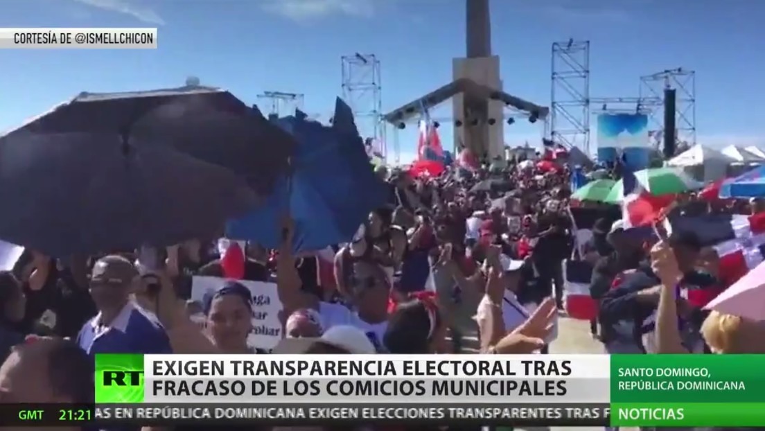 Protestas masivas exigen en República Dominicana transparencia electoral tras fracaso de los comicios municipales