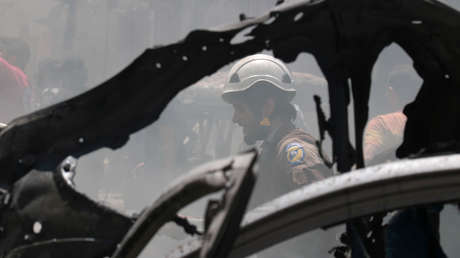 Militares rusos: los Cascos Blancos grabaron un video falso con víctimas humanas acusando del uso de armas químicas al Ejército sirio