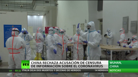 China rechaza acusaciones de censura informativa sobre el coronavirus