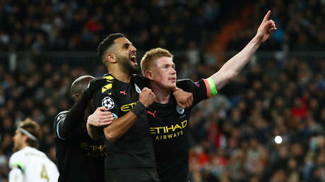 Manchester City vence 2 a 1 al Real Madrid en su casa por los octavos de final de la Liga de Campeones