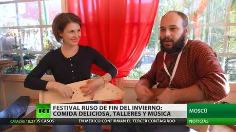 Rusia celebra el fin del invierno: comida deliciosa, talleres y música
