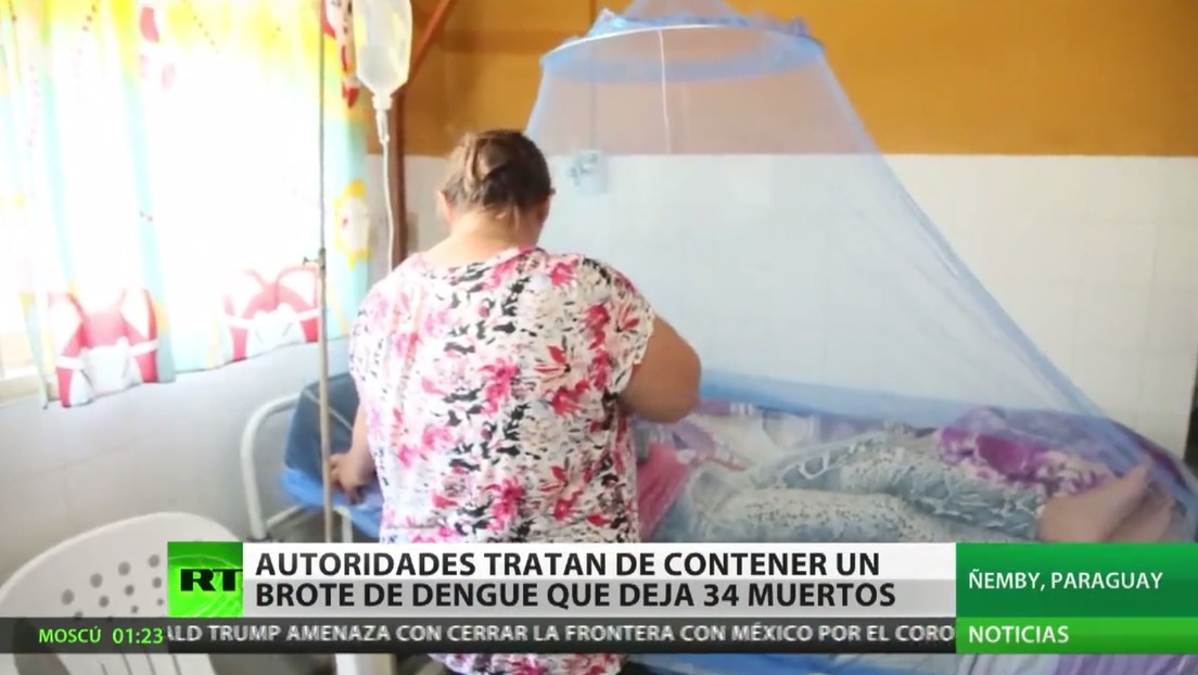 Paraguay trata de contener un brote de dengue que deja al menos 34 muertos